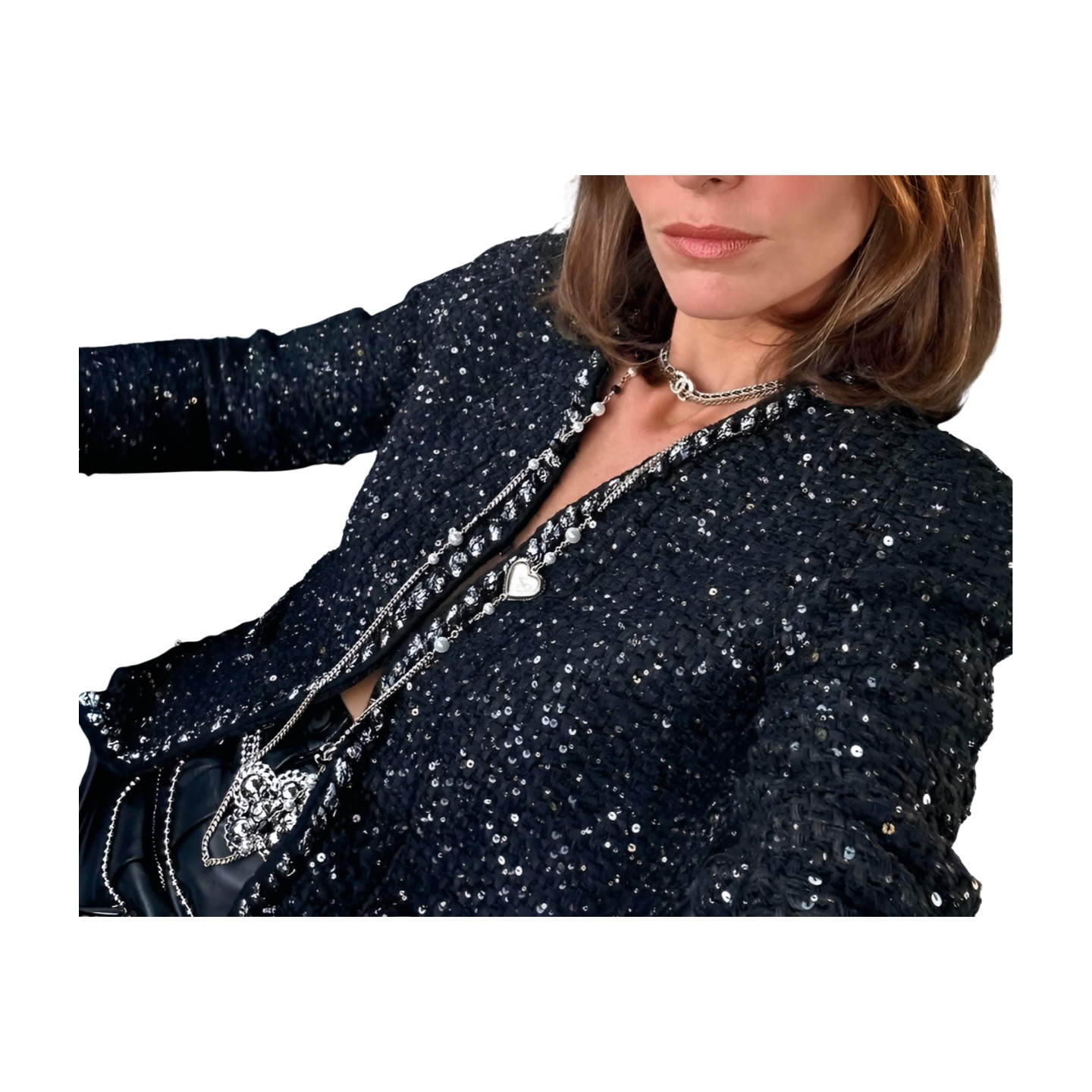 Chanel Jacket Glittered Tweed — view 13