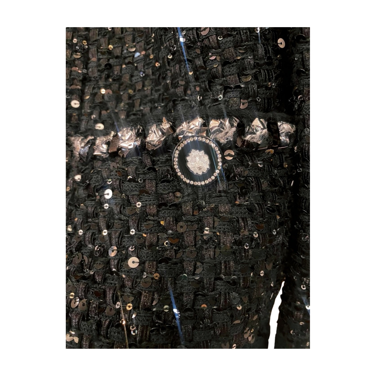 Chanel Jacket Glittered Tweed — view 3