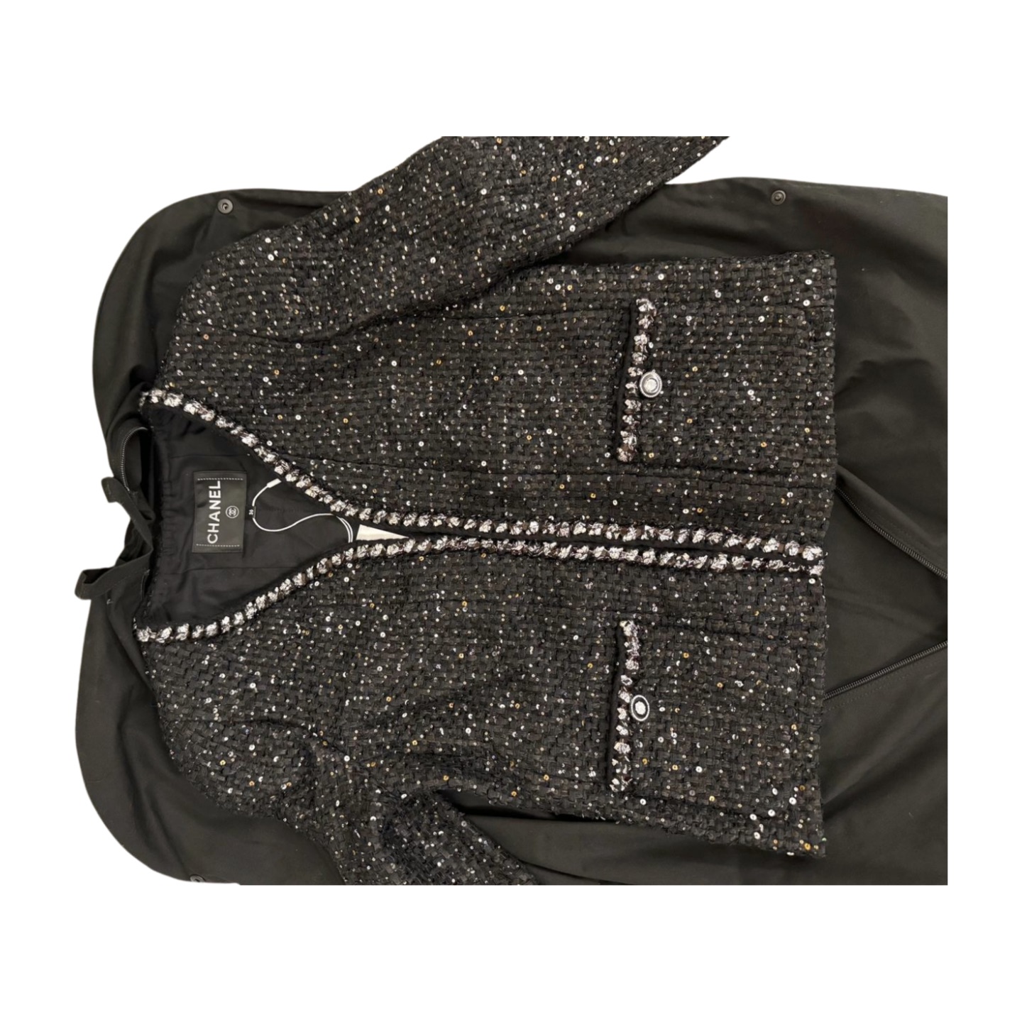 Chanel Jacket Glittered Tweed — view 7
